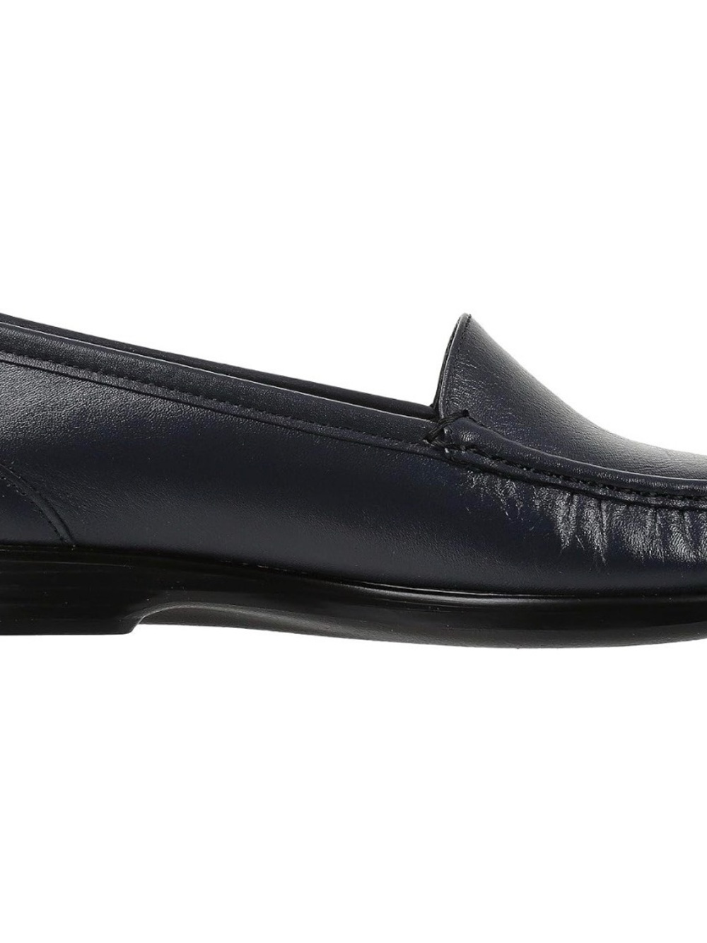 SAS Black Pebbled Leather Women’s Slip-On Loafers 8 1/2 M
